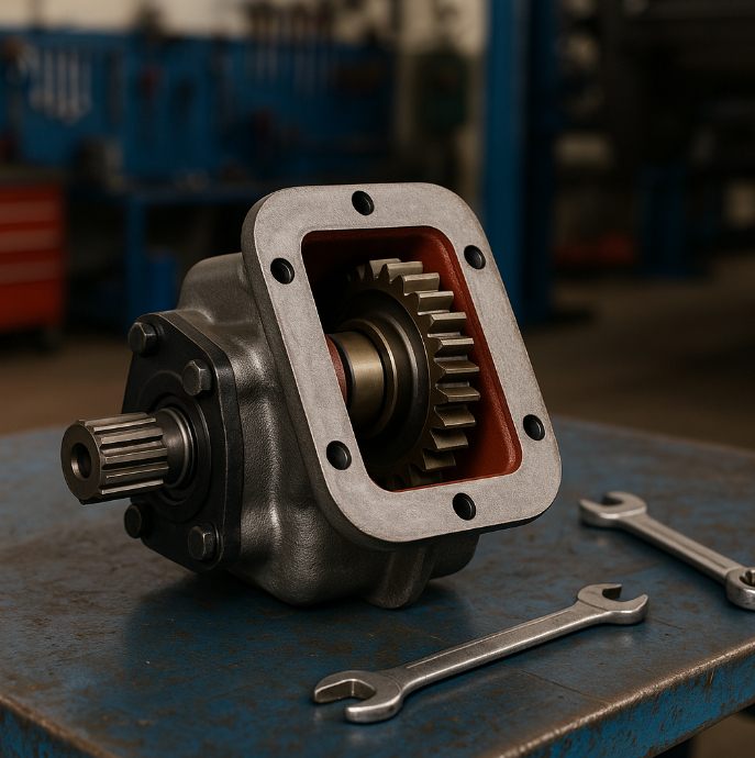 Коробка отбора мощности (КОМ): устройство и принцип работы